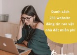 233 website đăng tin mua bán nhà đất miễn phí tại Việt Nam